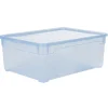 Gifi Rangement|Boîte de rangement bleue 10 L