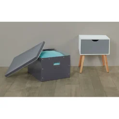 Gifi Rangement|Boîte de rangement carton pliable