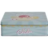 Hot Gifi Boîte de rangement cuisine bleue décor glace multicolore