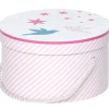 Gifi Rangement|Boîte de rangement déco ronde Jidoo 2.0 moustache