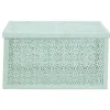 Gifi Rangement|Boîte de rangement déco verte d eau