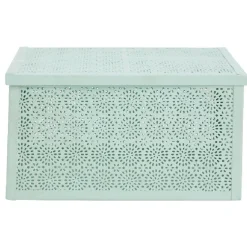Gifi Rangement|Boîte de rangement déco verte d eau