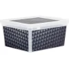 Gifi Rangement|Boîte de rangement design carbone 2 L