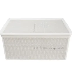 Gifi Entretien Du Linge|Boîte de rangement design ficelle 18 L
