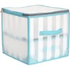 Gifi Rangement|Boîte de rangement design rayures x2