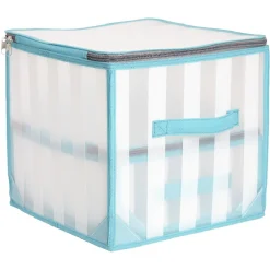 Gifi Rangement|Boîte de rangement design rayures x2