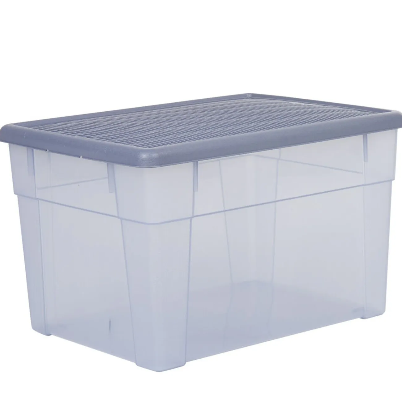 Gifi Rangement|Boîte de rangement 20 L bleue
