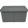 Gifi Rangement|Boîte de rangement 45 L gris anthracite