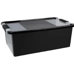 Gifi Rangement|Boîte de rangement 26 L noir