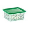 Gifi Rangement|Boîte de rangement motif feuilles de palmier 2 L