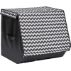 Gifi Entretien Du Linge|Boîte de rangement à ouverture frontale motif chevron H35 cm