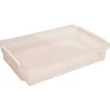 Gifi Rangement|Boîte de rangement plastique A4 à clips 4 L rose