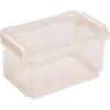 Gifi Rangement|Boîte de rangement plastique à clips 0,7 L rose