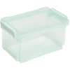 Gifi Rangement|Boîte de rangement plastique à clips 0,7 L vert