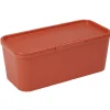 Gifi Rangement|Boîte de rangement plastique rouge
