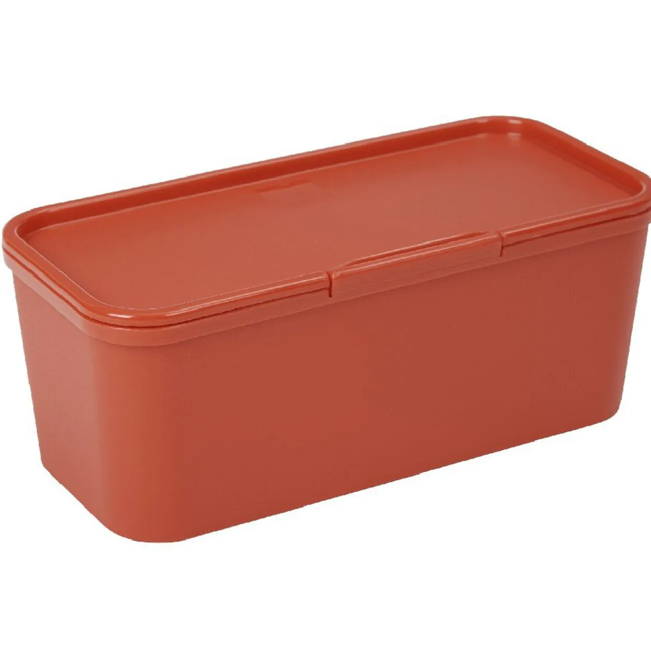 Gifi Rangement|Boîte de rangement plastique rouge