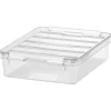 Gifi Entretien Du Linge|Boîte de rangement plastique transparent 1L