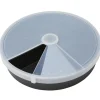 Gifi Rangement|Boîte de rangement ronde 8 compartiments noir