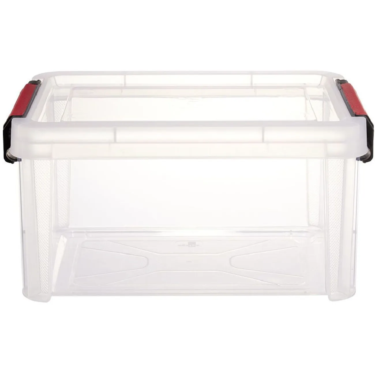 Gifi Rangement|Boîte de rangement transparent avec fermeture à clips 5L