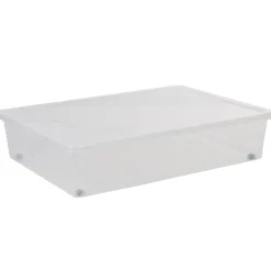Gifi Rangement|Boîte de rangement transparente 55 L
