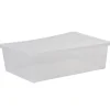 Gifi Rangement|Boîte de rangement transparente 22 L
