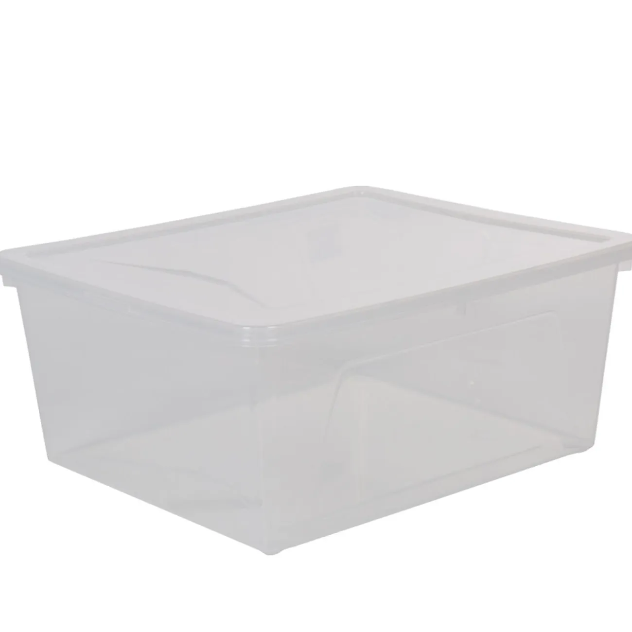 Gifi Rangement|Boîte de rangement transparente 18 L