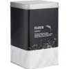 Gifi Boîte à farine en métal noir design flour - 10,7x10,7xH.17,5cm