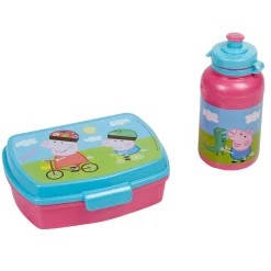 Outlet Gifi Boîte à goûter et gourde Peppa Pig