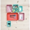 Gifi Entretien Du Linge|Boîte organiseur tiroir flex bleu et gris x7