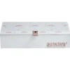 Gifi Rangement|Boîte range bureau blanche et rose design Sweet exotic