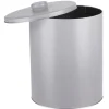 Sale Gifi Boîte ronde cylindrique métal grise XL avec couvercle