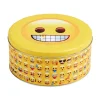 Best Gifi Boîte ronde métallique design Emoji face