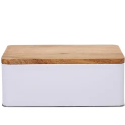 Gifi Boîte à sucre rectangulaire blanc naturel