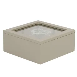 Best Gifi Boîte à thé bois gris