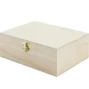 Clearance Gifi Boîte à thé en bois à personnaliser 20xH7x15cm