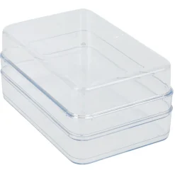 Online Gifi Boîte transparente à 2 niveaux pour frigo 2,5L - L.21,5x14,5xH10,5cm