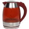 Sale Gifi Bouilloire électrique en verre Homday rouge