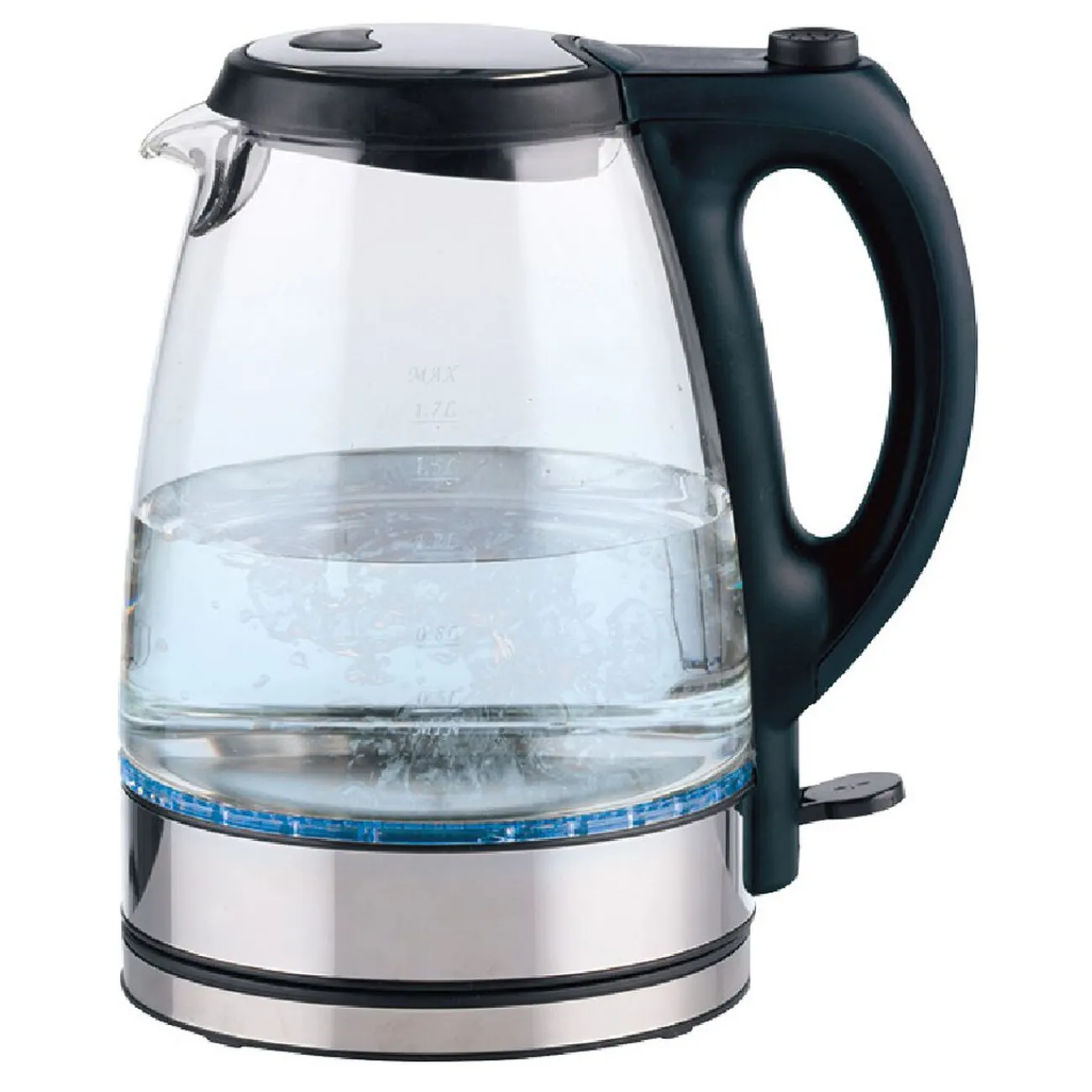 Online Gifi Bouilloire lumineuse à LED en verre 1,7L