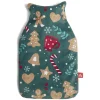 Gifi Bien-Être^Bouillotte de Noël motif biscuit pain d'épices 780ml