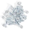 Gifi Quincaillerie^20 boulons poêlier cruciforme acier zingué - 4x15 mm