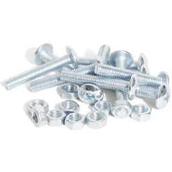 Gifi Quincaillerie^10 boulons poêlier cruciforme acier zingué - 5x30 mm