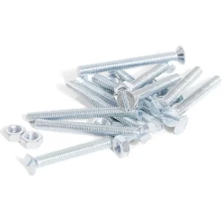 Gifi Quincaillerie^12 boulons tête fraisée acier zingué - 4x40 mm