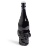 Sale Gifi Bouteille Halloween 1L en verre forme tête de mort noire