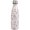 Best Gifi Bouteille isotherme inox blanc motif fleur multicolore 500 ml