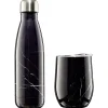 Clearance Gifi Bouteille isotherme inox 500 ml + tasse 300 ml