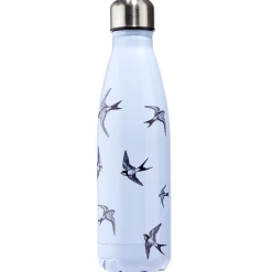 Discount Gifi Bouteille isotherme inox motifs oiseaux gris 500ml