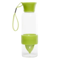 Best Gifi Bouteille presse agrume transparent vert 550 ml