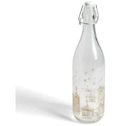 Best Gifi Bouteille verre officina 1L déco Noël - 2 modèles