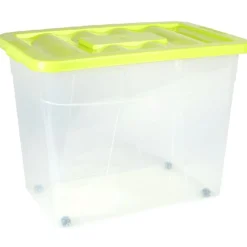 Gifi Rangement|BOX A ROULETTES 80 L