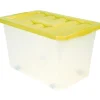 Gifi Rangement|BOX A ROULETTES 60 L